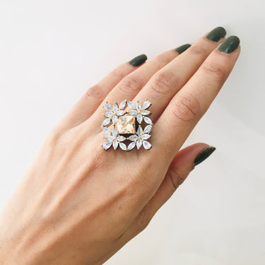 Cocktail Diamond Ring Zayn Luxury Jewellery